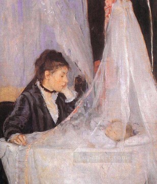 Berthe Morisot Painting - The Cradle Berthe Morisot